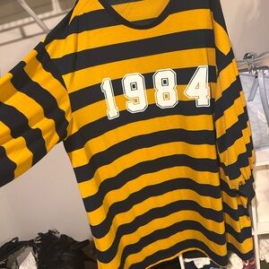 Striped Black and Yellow Sweater